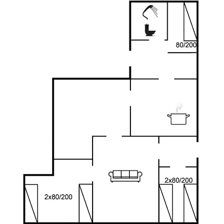 شقة Ejler - 200m From The Sea In Nw Jutland By Interhome سكاغن